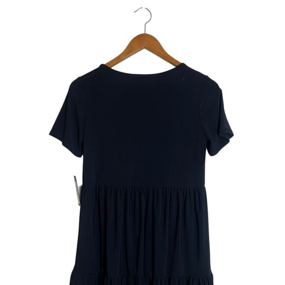 NWT! Tiana B. Black short sleeve tiered dress - Picture 8 of 8